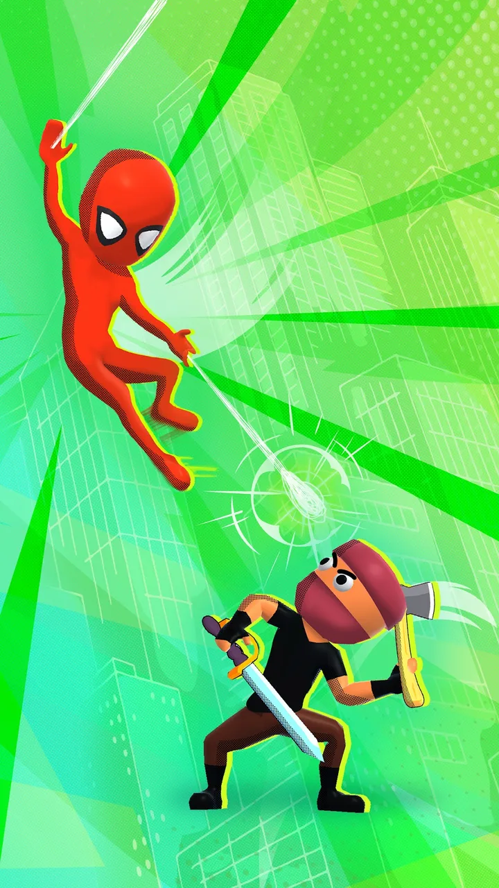 Web Master: Stickman Superhero screenshot 2