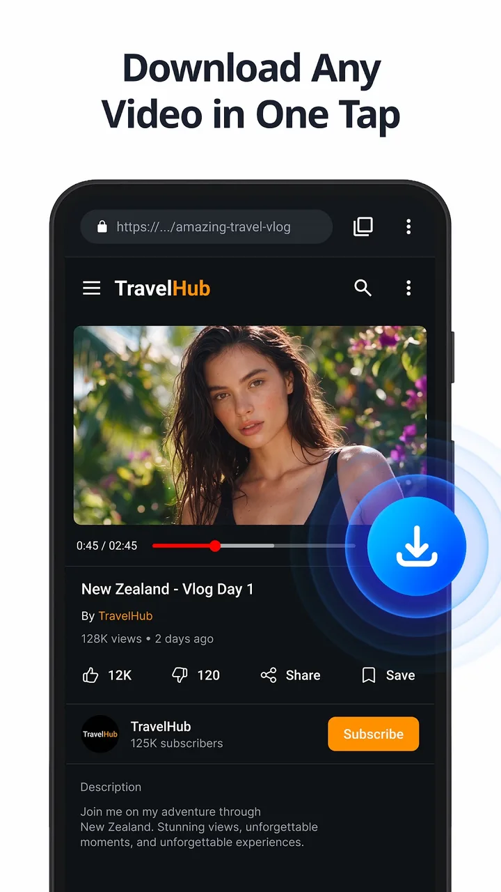 Video Downloader - without ads screenshot 1
