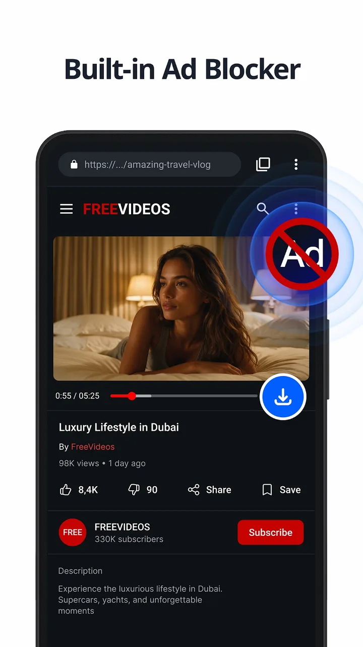 Video Downloader - without ads screenshot 3