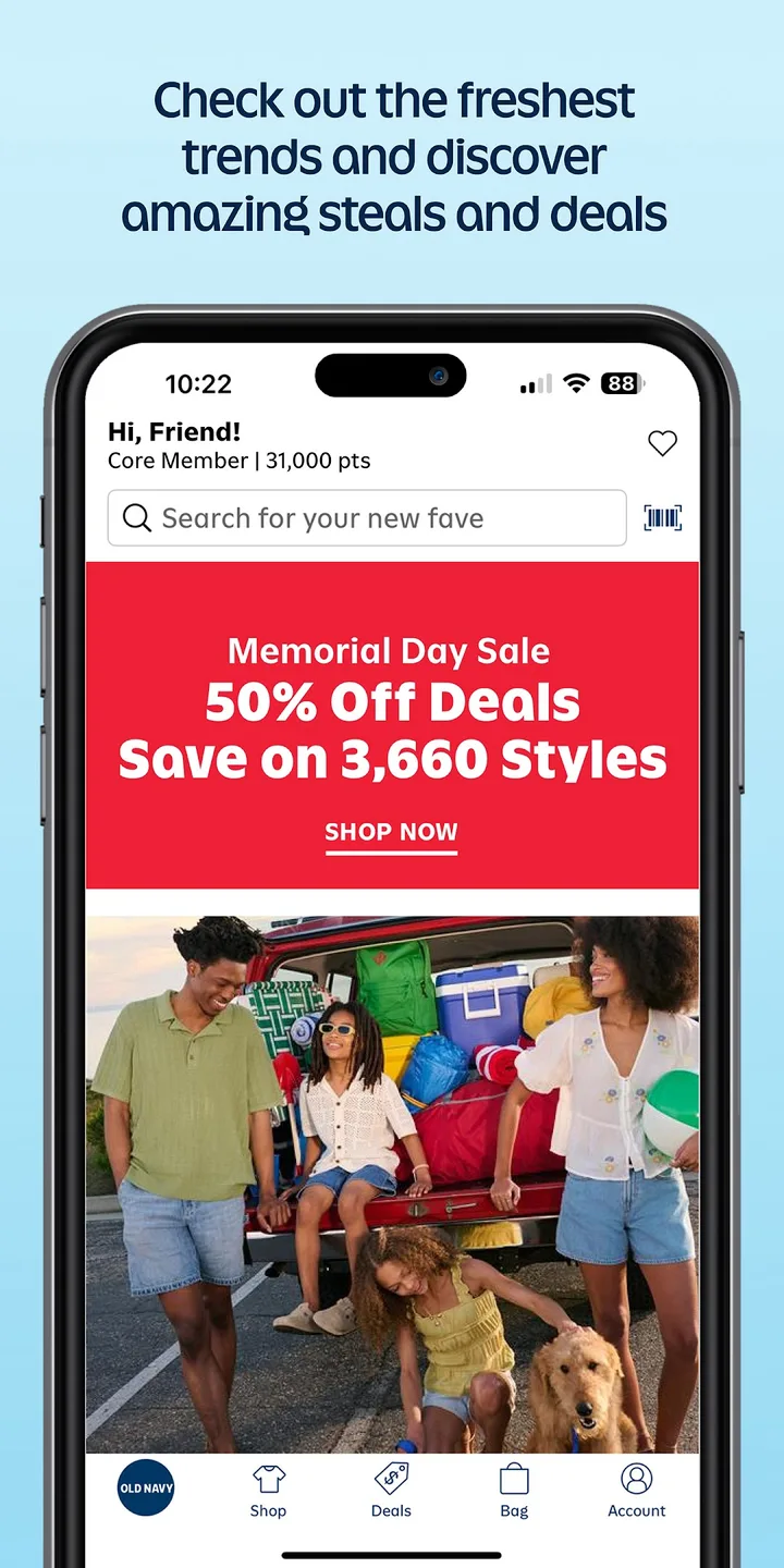 Old Navy: Fashion at a Value! screenshot 2