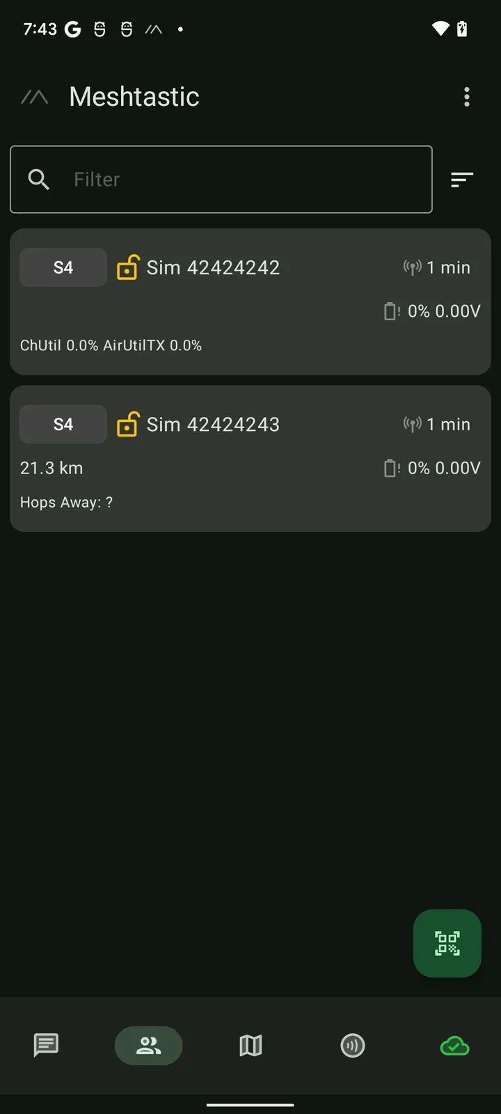 Meshtastic screenshot 1