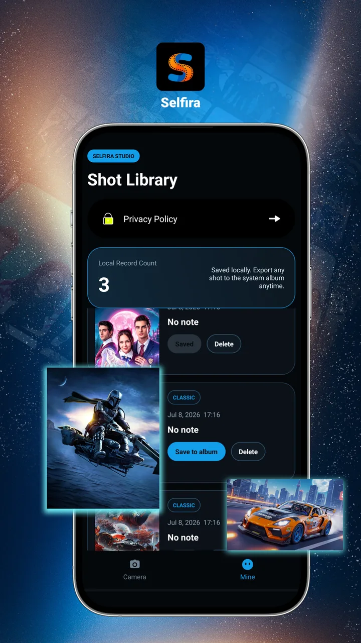 Selfira screenshot 4