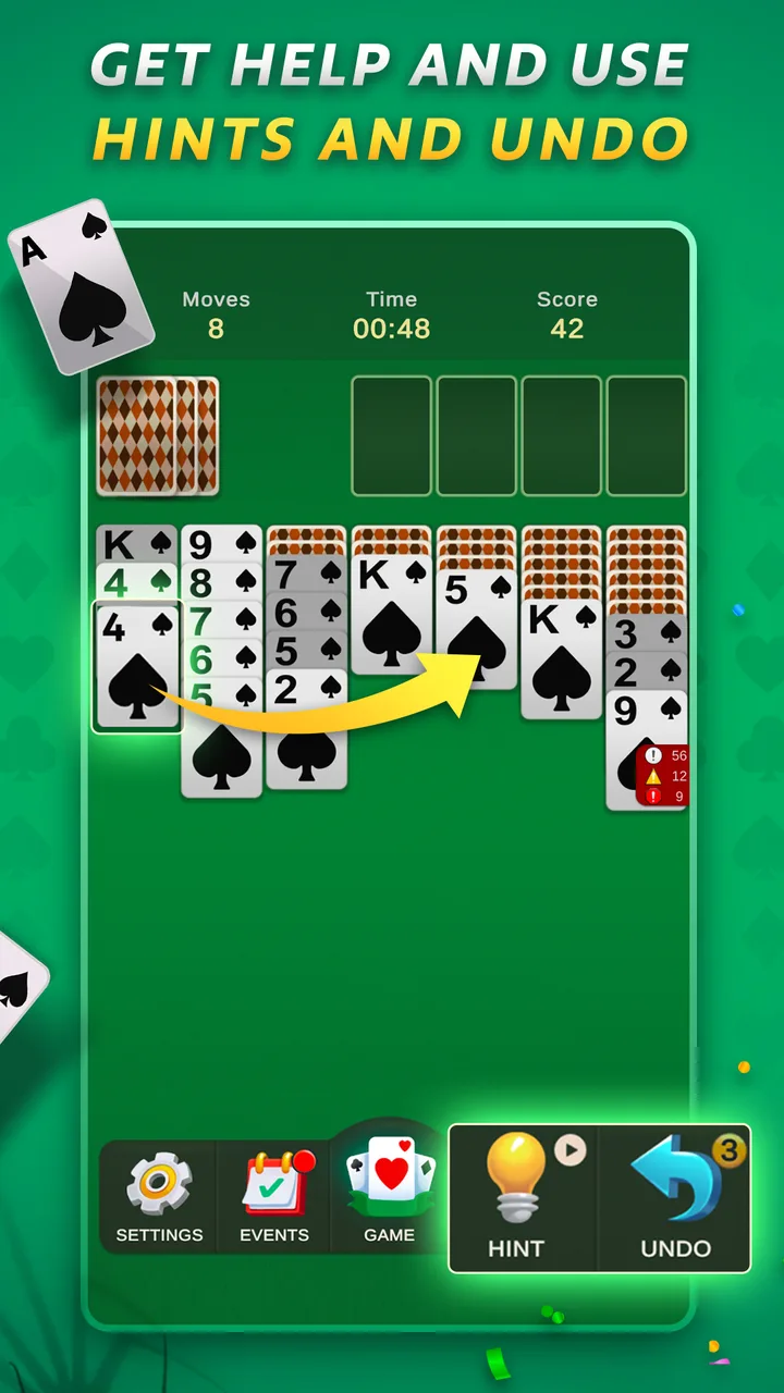 Spider Solitaire screenshot 3