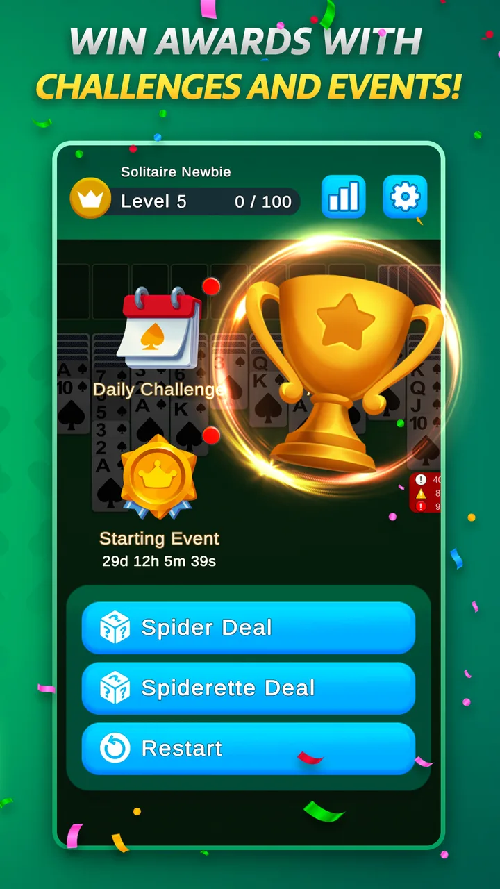 Spider Solitaire screenshot 4