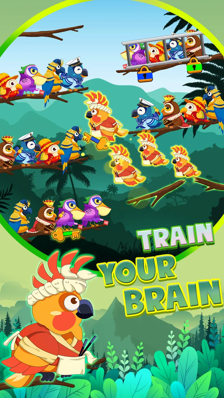 Bird Sort 2: Color Puzzle screenshot 2