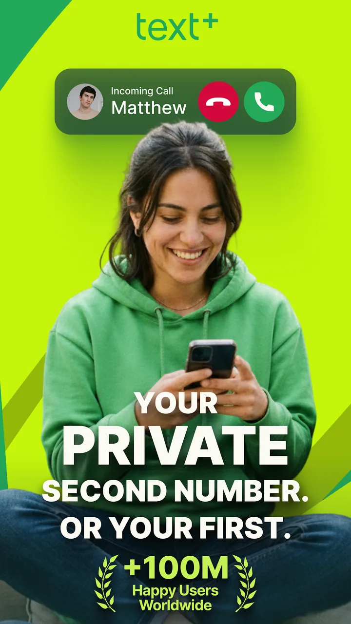 textPlus: Text Message + Call screenshot 1