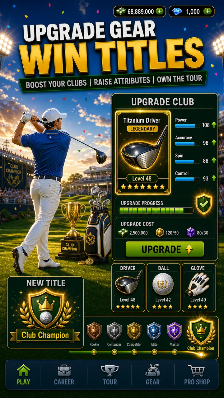 Golf Rising Star : Career Sim screenshot 4
