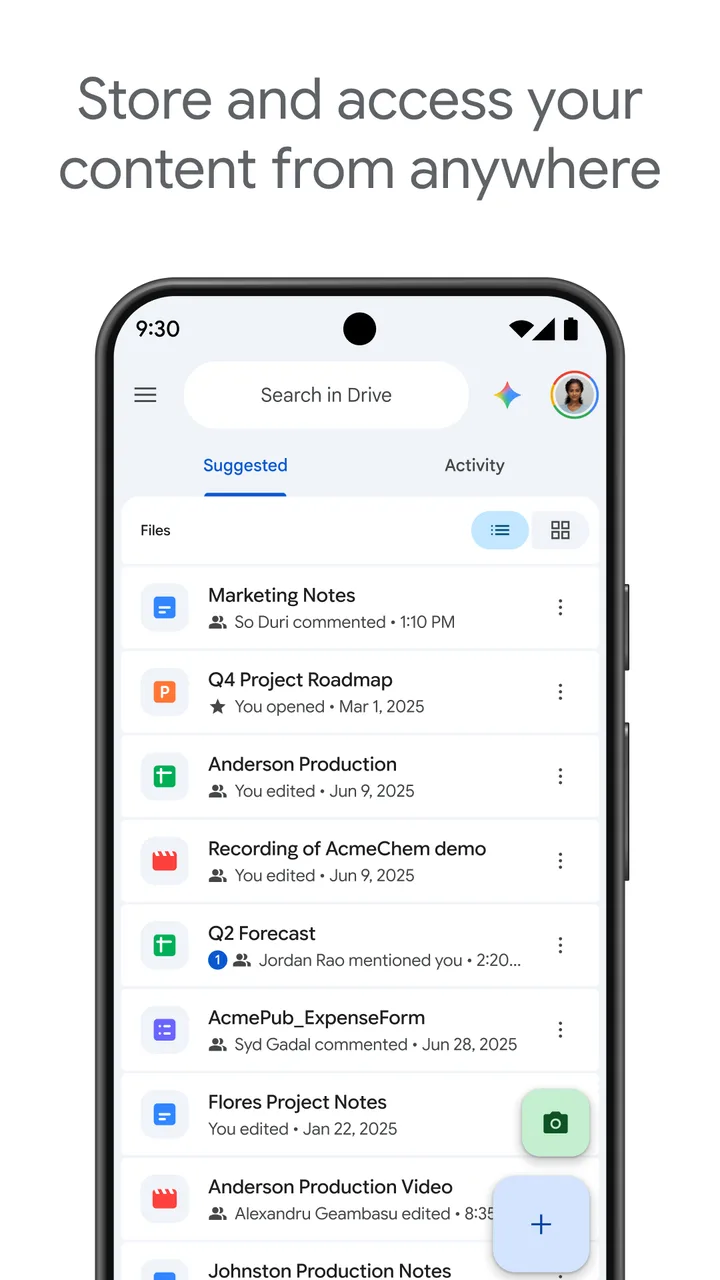 Google Drive screenshot 1