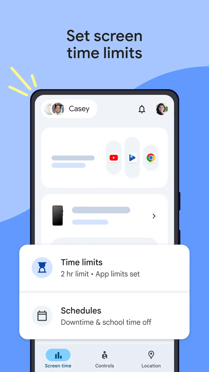 Google Family Link screenshot 1