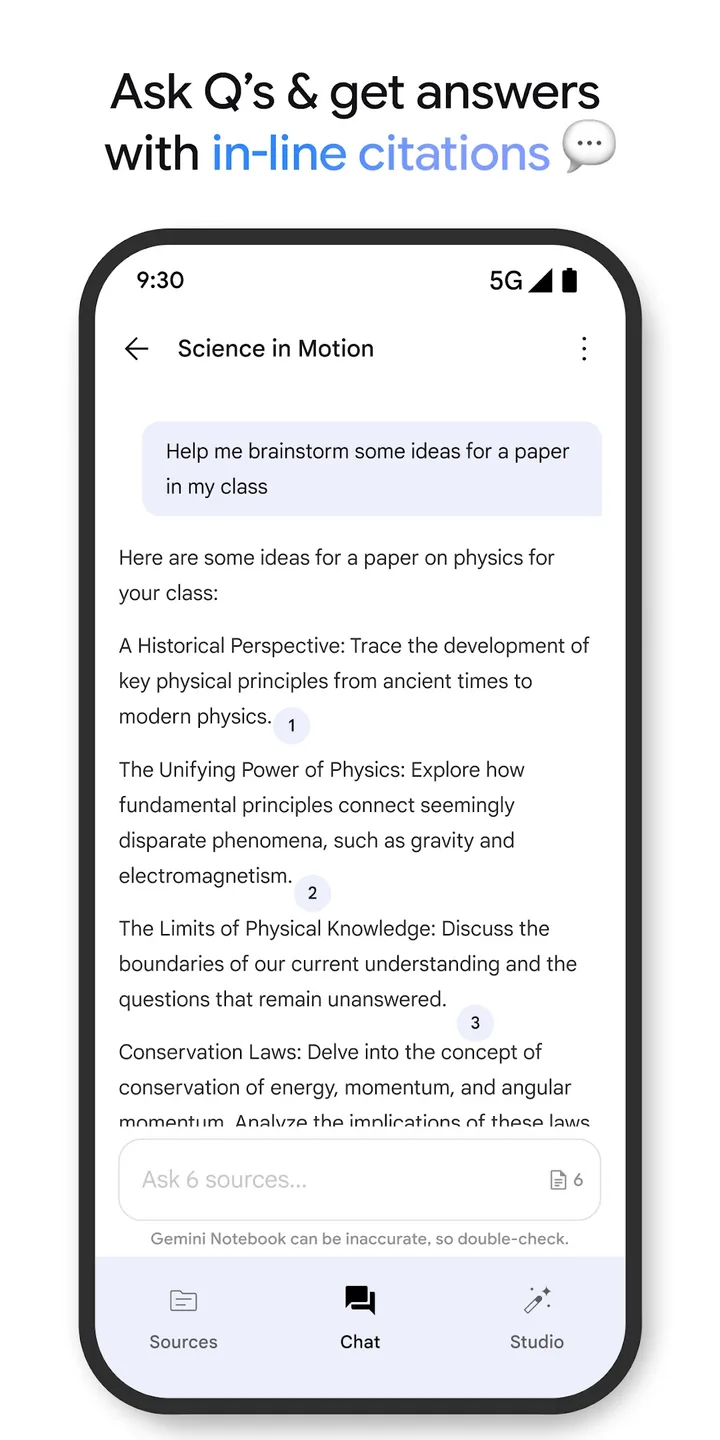 Gemini Notebook screenshot 3