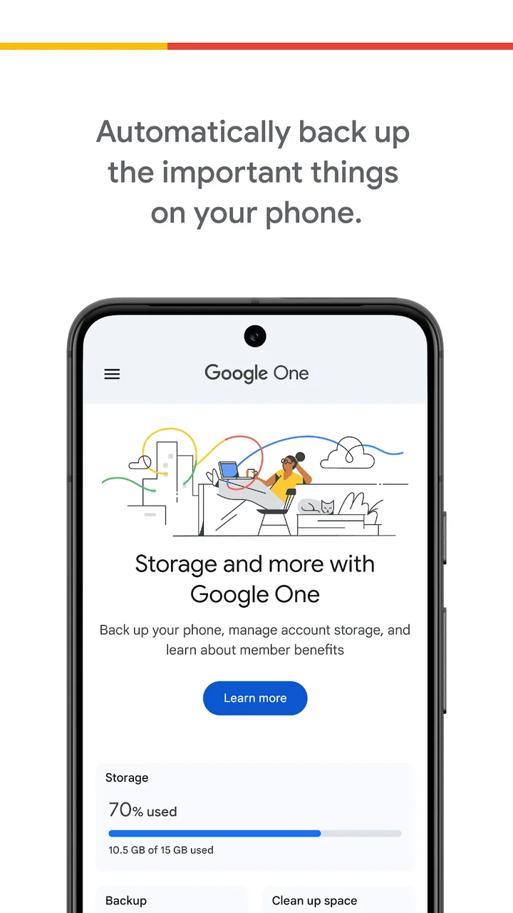Google One screenshot 1