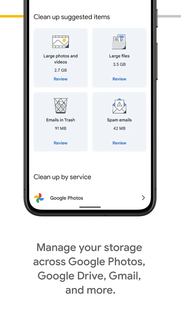 Google One screenshot 2