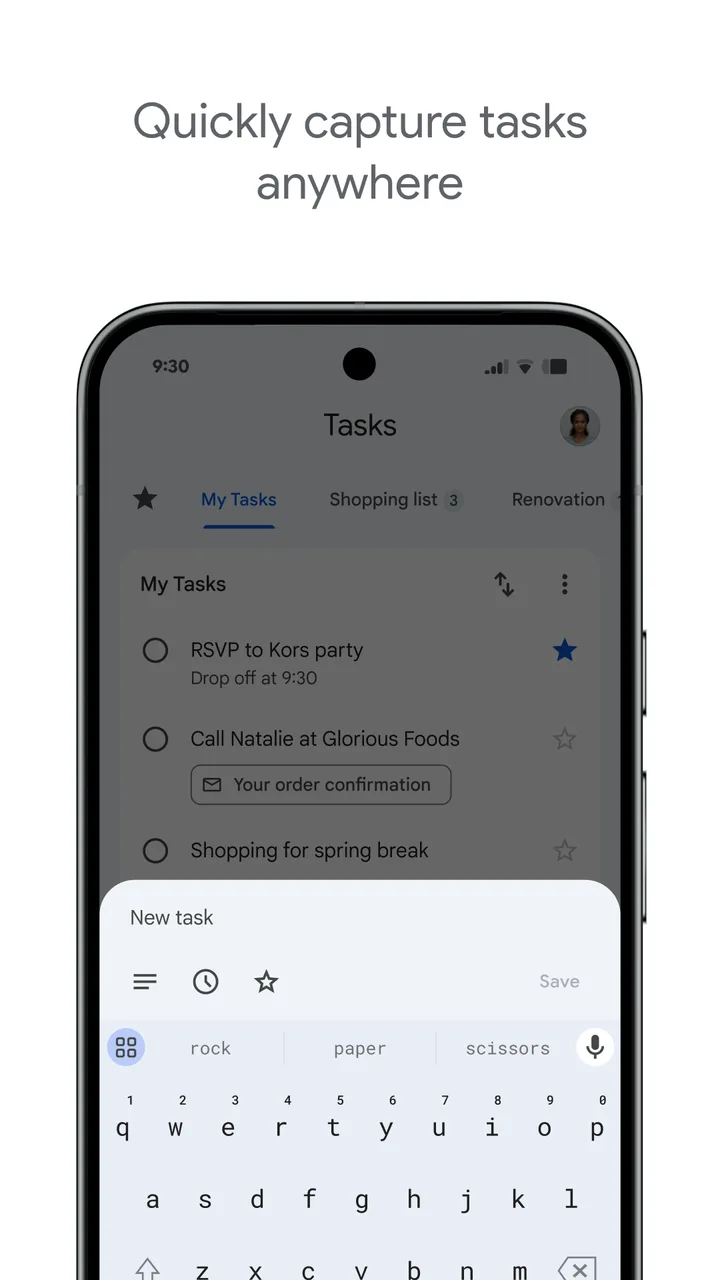 Google Tasks screenshot 1
