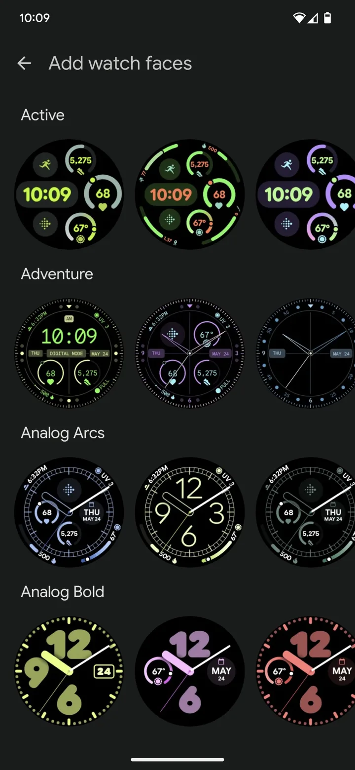 Google Pixel Watch screenshot 3
