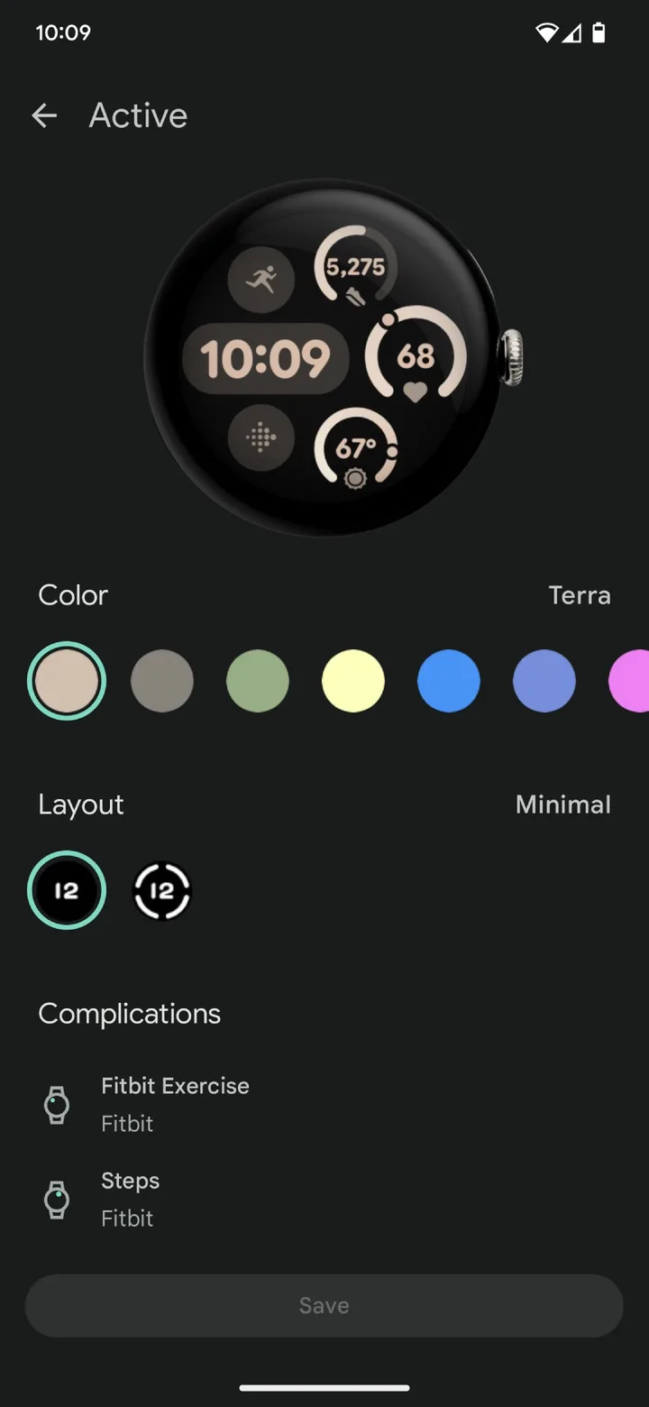 Google Pixel Watch screenshot 4