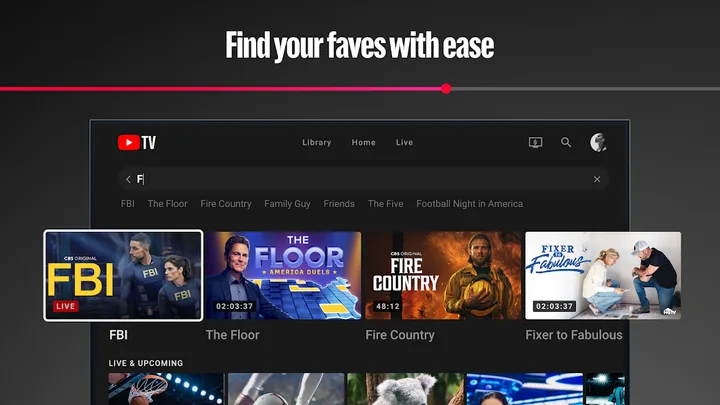 YouTube TV: Live TV & more screenshot 4