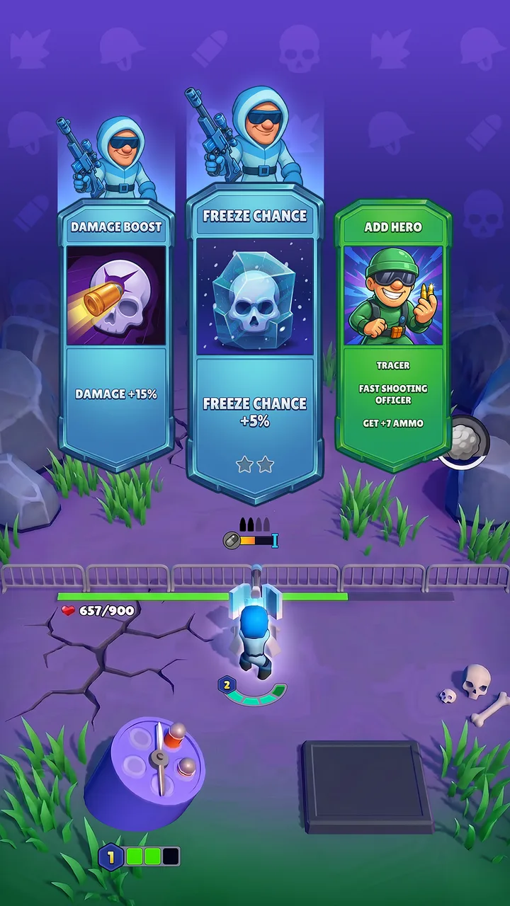 Bullet Heroes: TD RPG Shooter screenshot 3