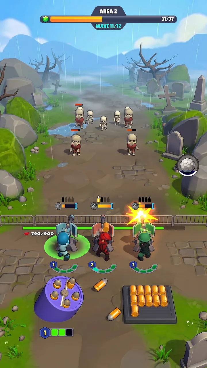 Bullet Heroes: TD RPG Shooter screenshot 4