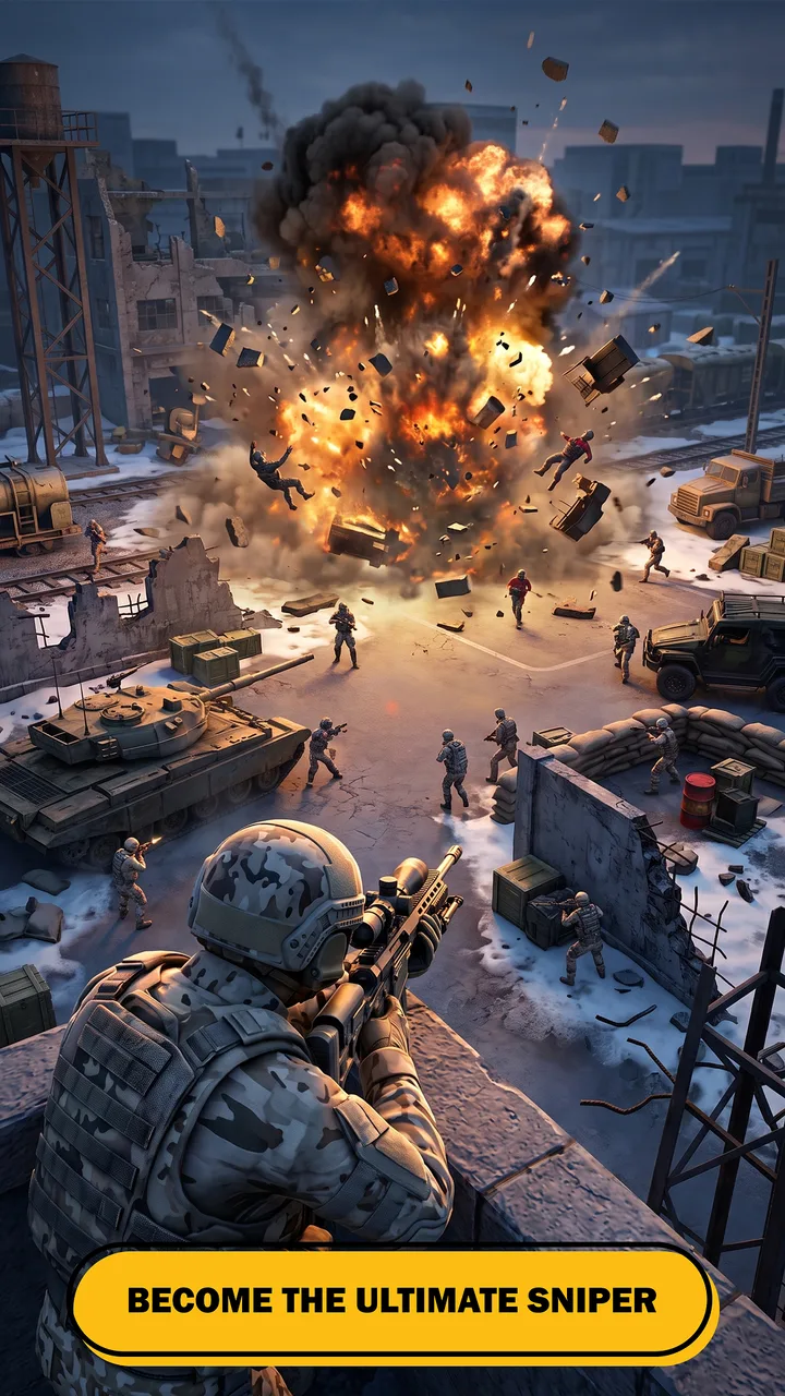 Sniper Area: Shooting games screenshot 1