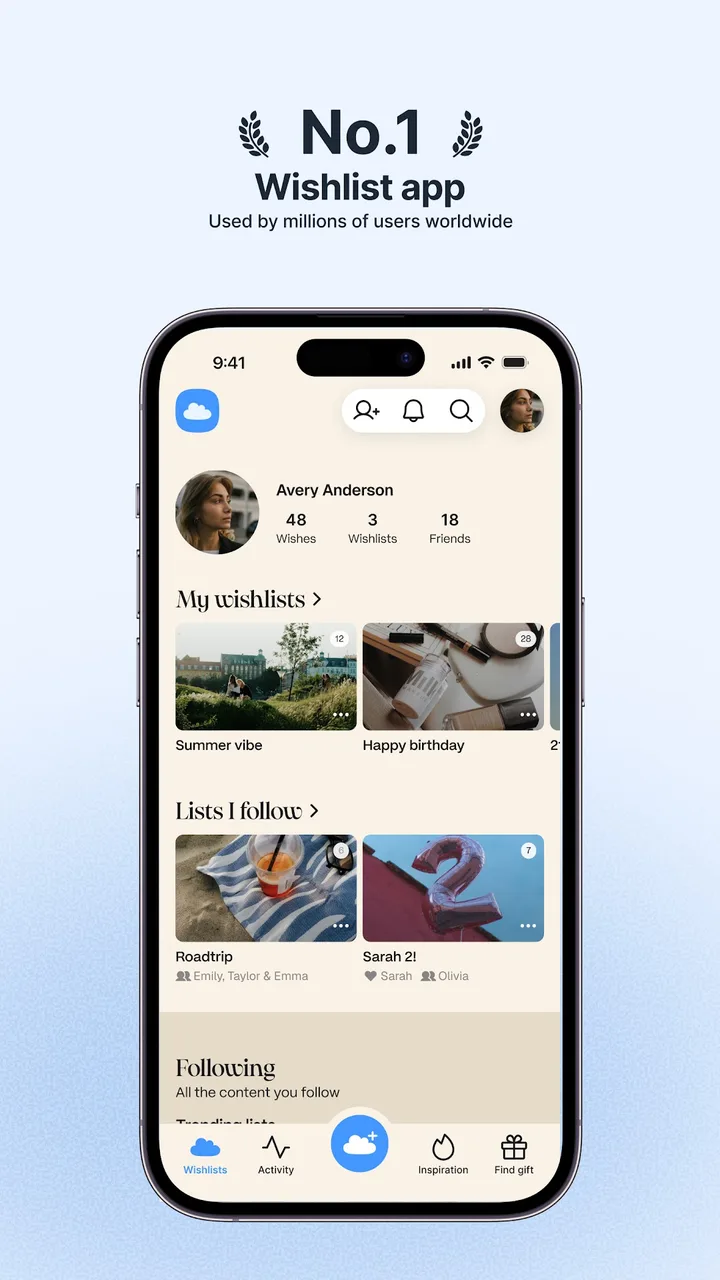GoWish - Your Digital Wishlist screenshot 1