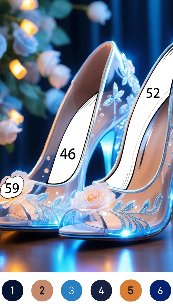 Gown Color by Number Book screenshot 2