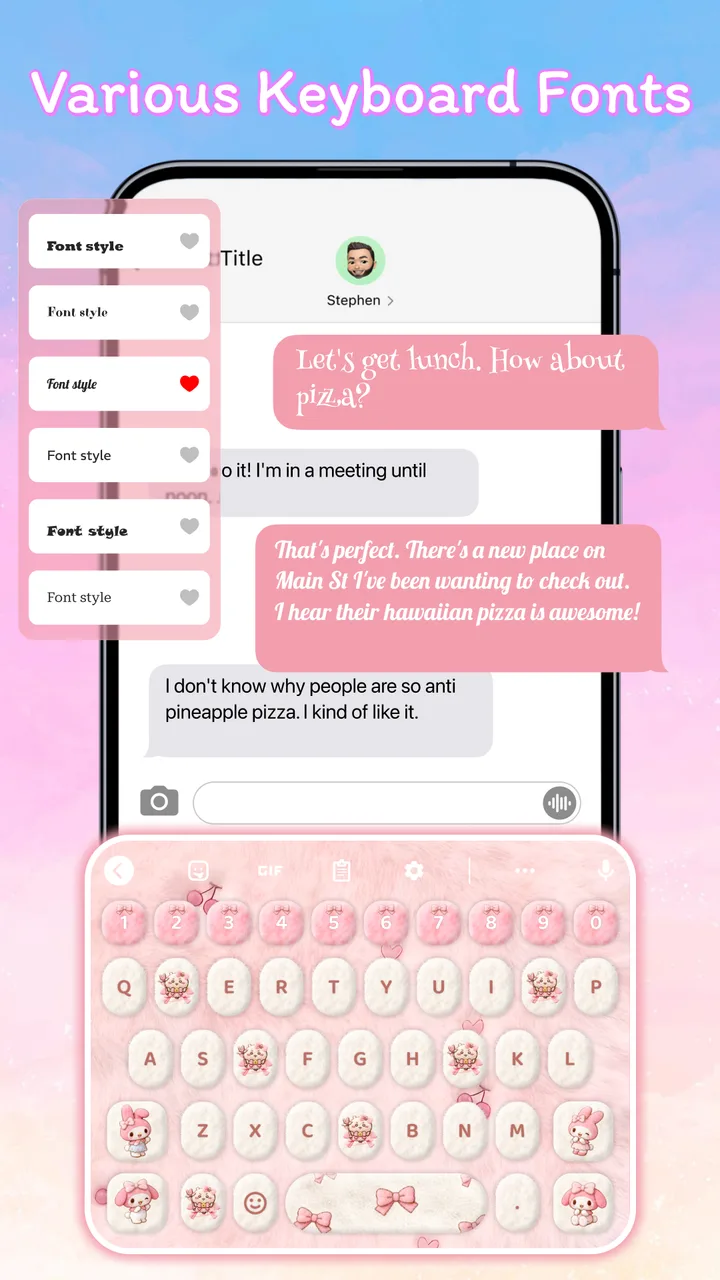 Font Keyboard Themes, Emoji screenshot 2
