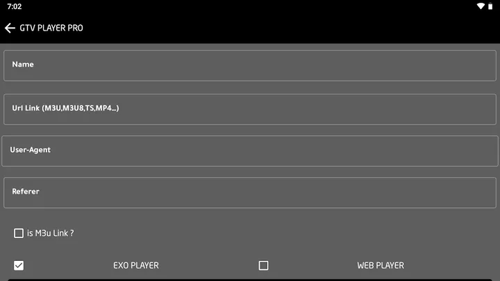 GTV PLAYER PRO screenshot 1