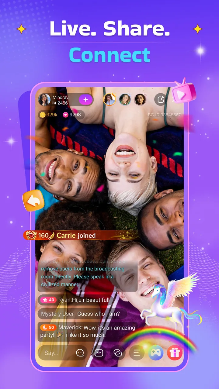 BuzzCast: Live Stream & Chat screenshot 1