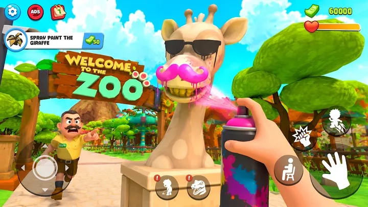 Zoo Prank: Crazy Animals screenshot 1