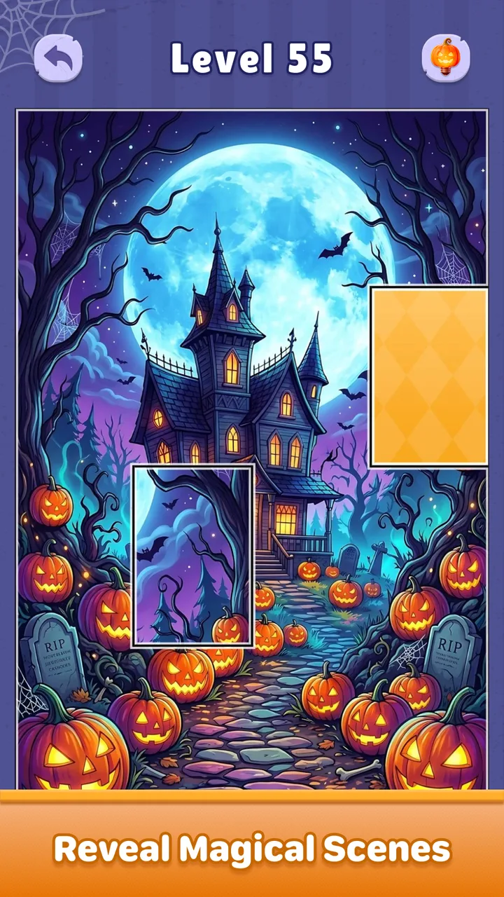 Halloween Jigcard-Puzzle Game screenshot 3