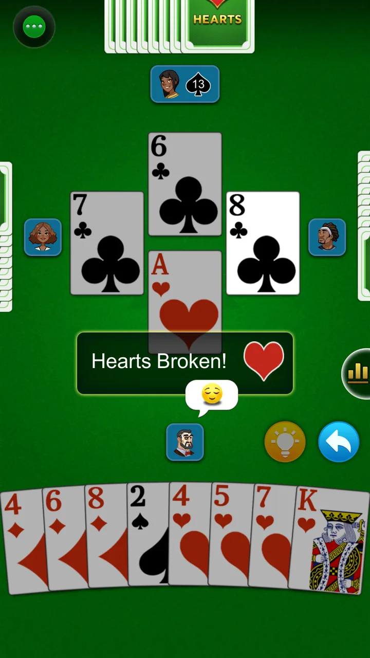Hearts: Classic Card Game screenshot 1