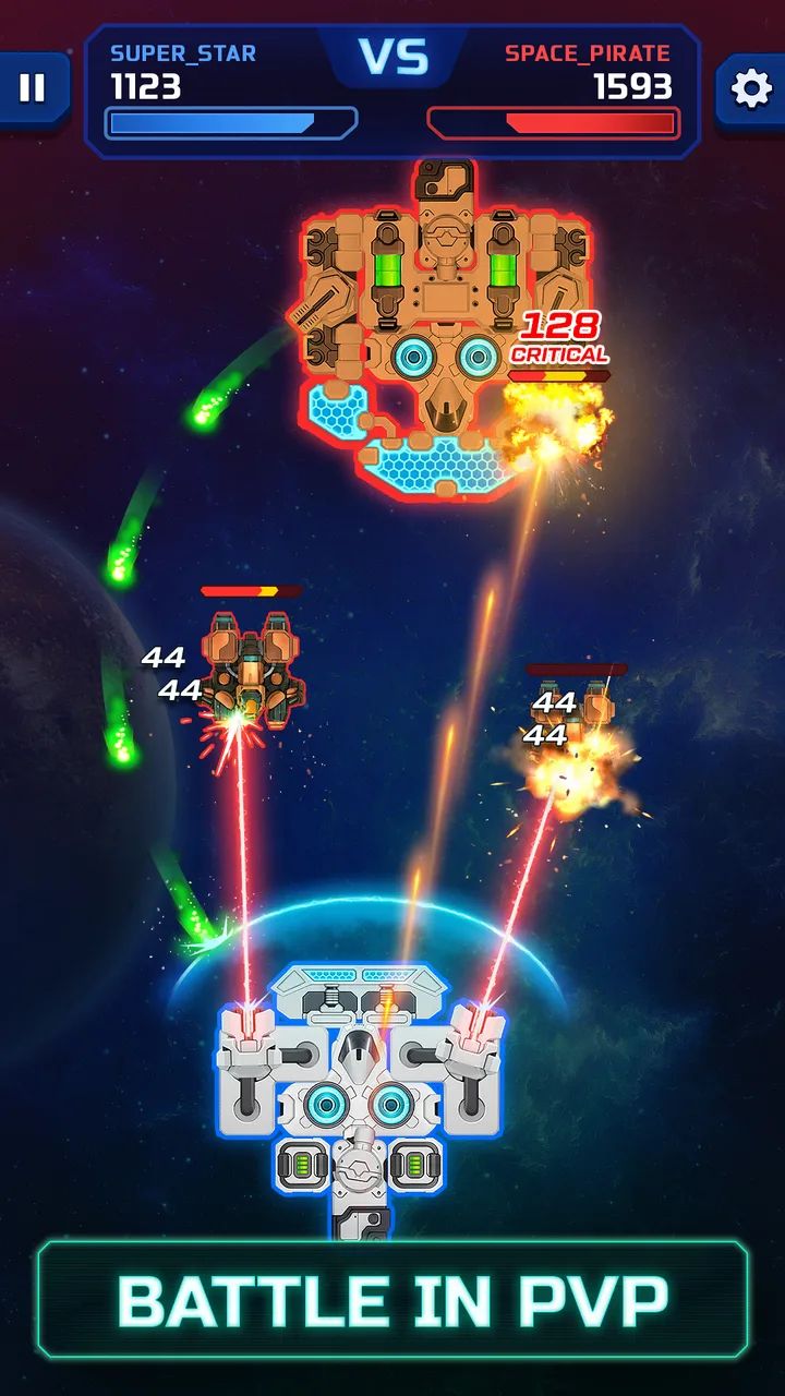 Tiny Space Arena: 1v1 battles screenshot 2