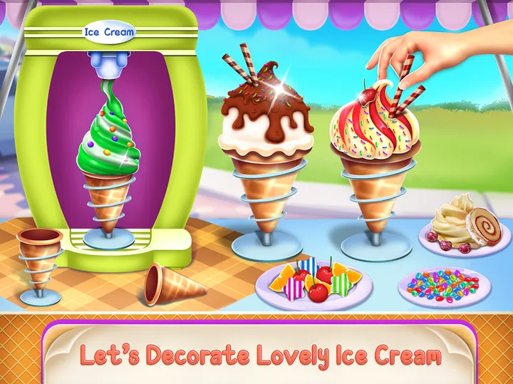 Icecream Cone Cupcake Baking screenshot 2