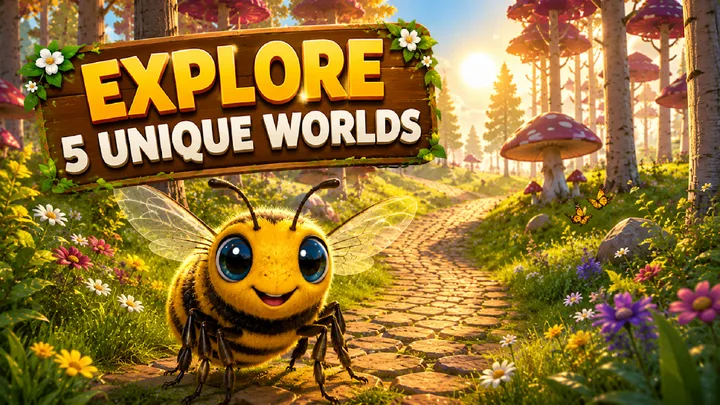 Honey Bee Life Simulator 3D screenshot 2