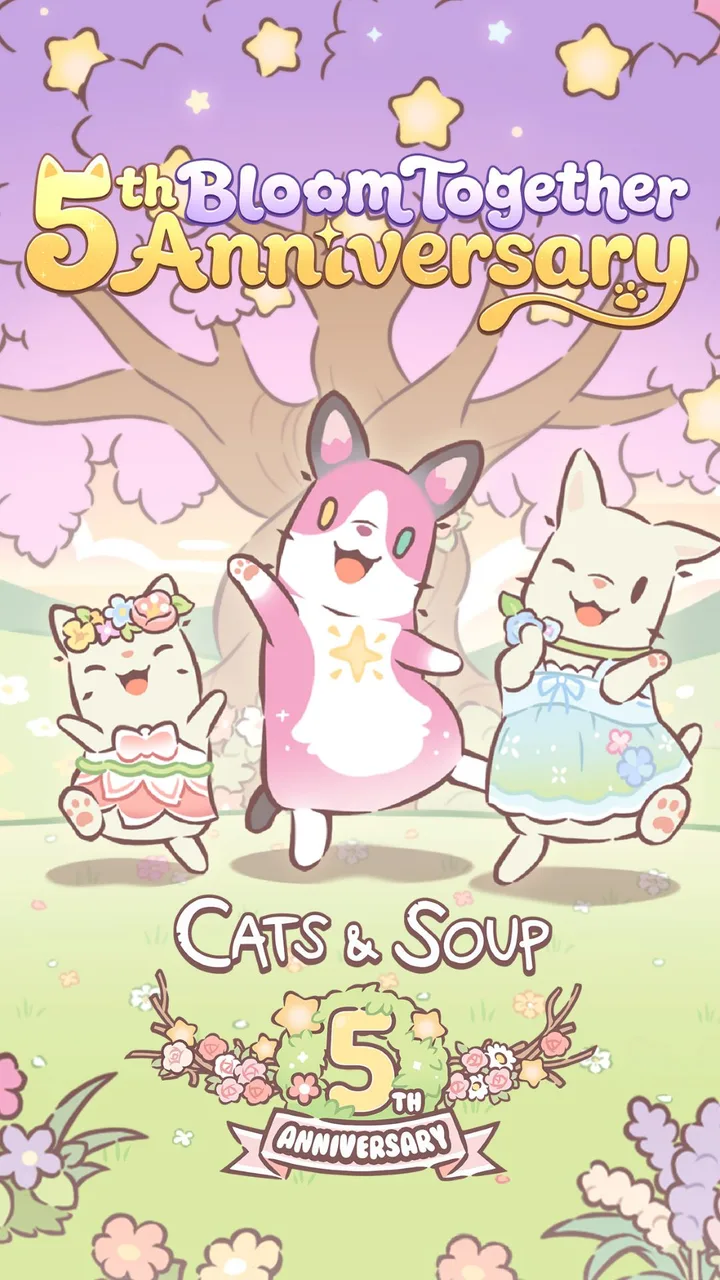 Cats&Soup: Relaxing Cozy Games screenshot 1