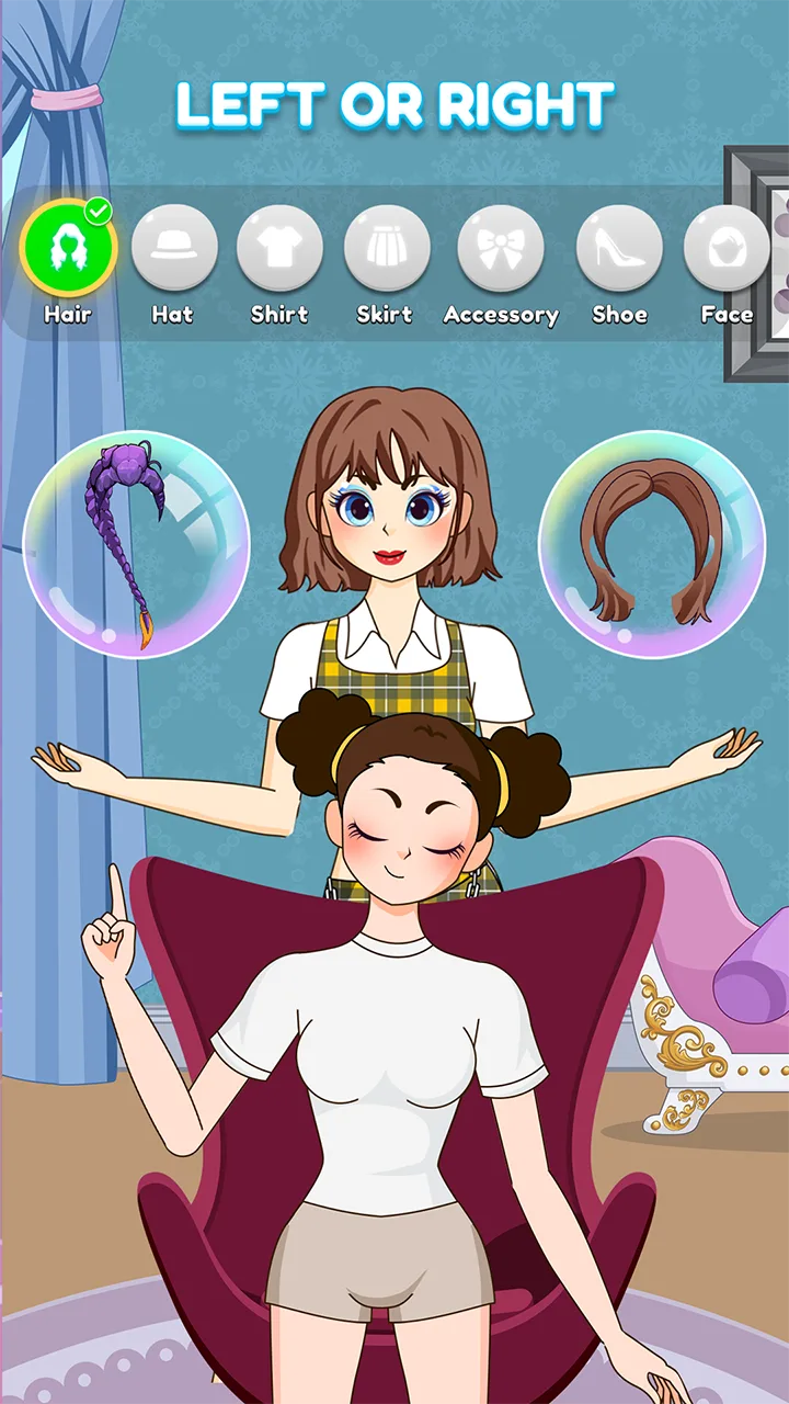 Left or Right: Star Girl Style screenshot 2