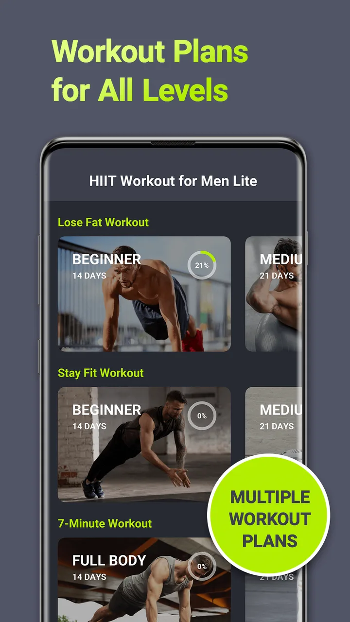 HIIT Workout for Men Lite screenshot 2