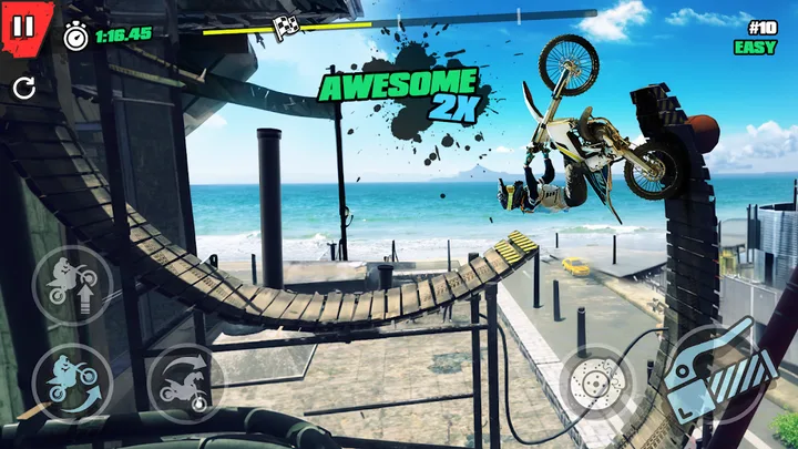 Trial Mania: Motorcycle Games screenshot 2