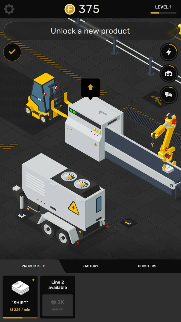 Factory: Idle & Tycoon Game screenshot 1