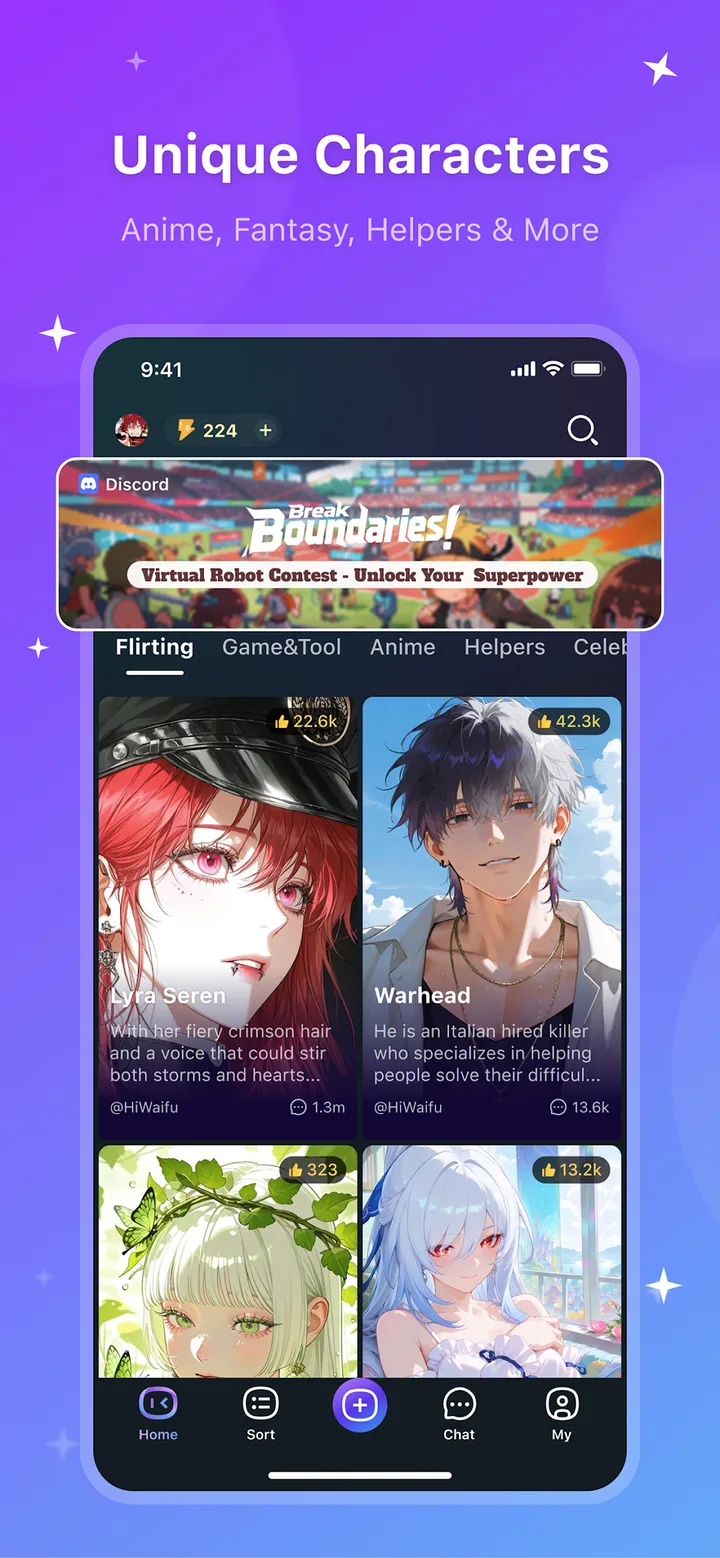 HiWaifu: AI Friend & Waifu Hub screenshot 3
