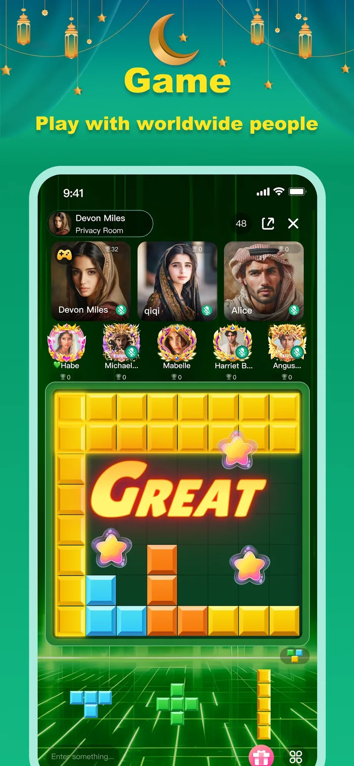 Gemgala - Party & Chat & Games screenshot 2