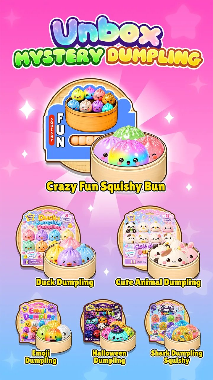 Mystery Dumpling Glitter Unbox screenshot 1