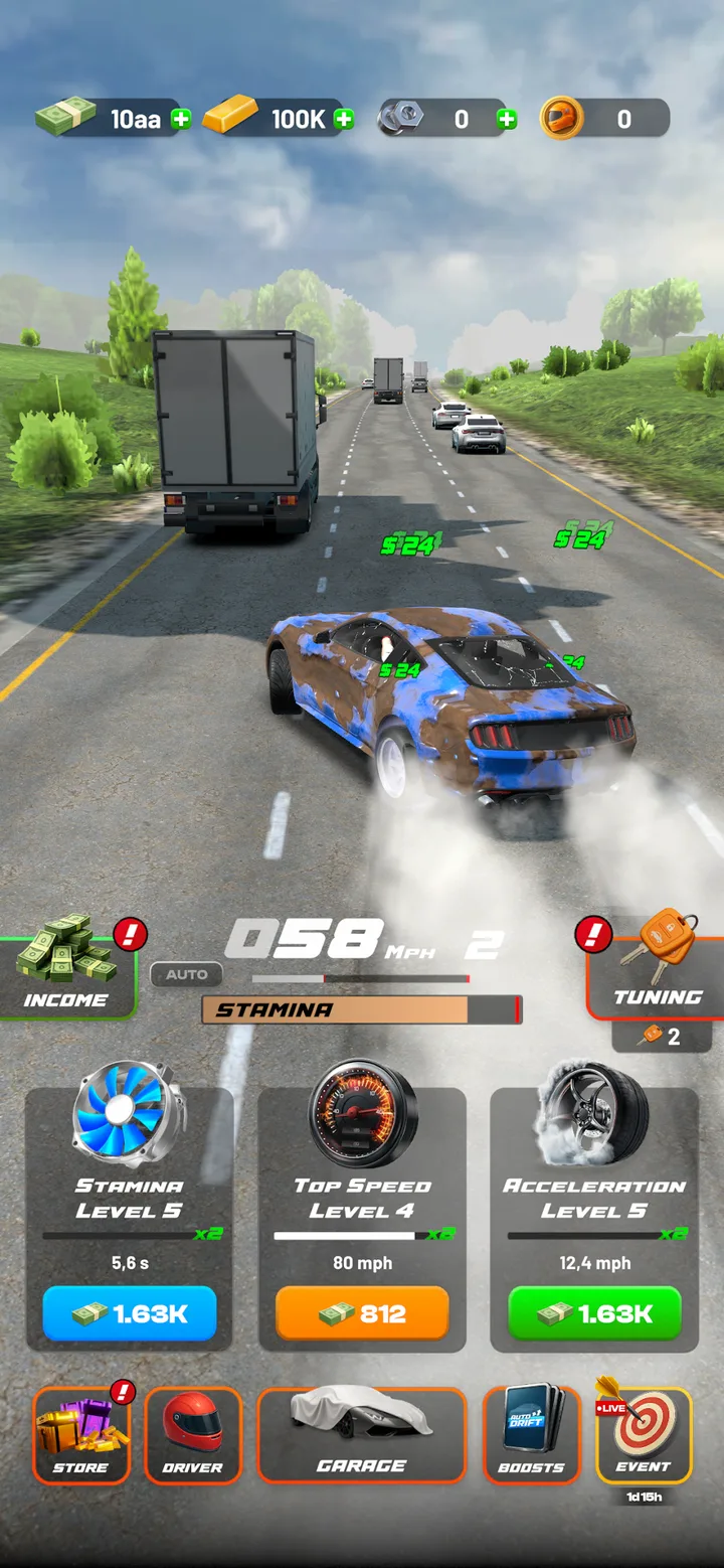 Highway Drift - Car Racing screenshot 1