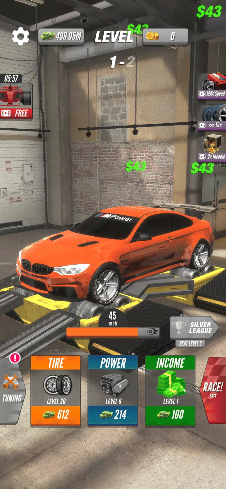 Dyno 2 Race - Car Tuning screenshot 1