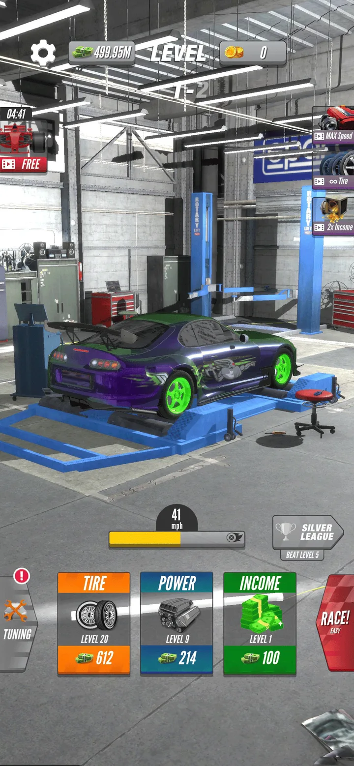 Dyno 2 Race - Car Tuning screenshot 2