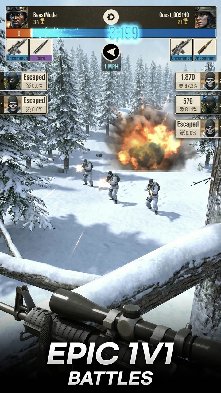 Sniper Battle: 3D War Shooter screenshot 1