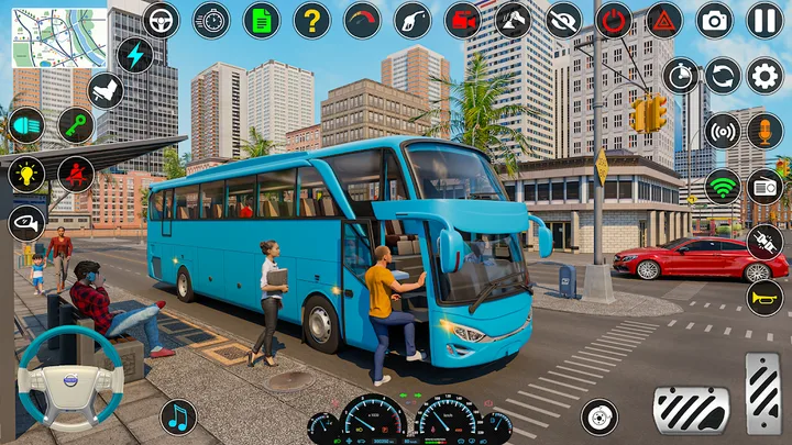 Bus Simulator - 3D Bus Games screenshot 2