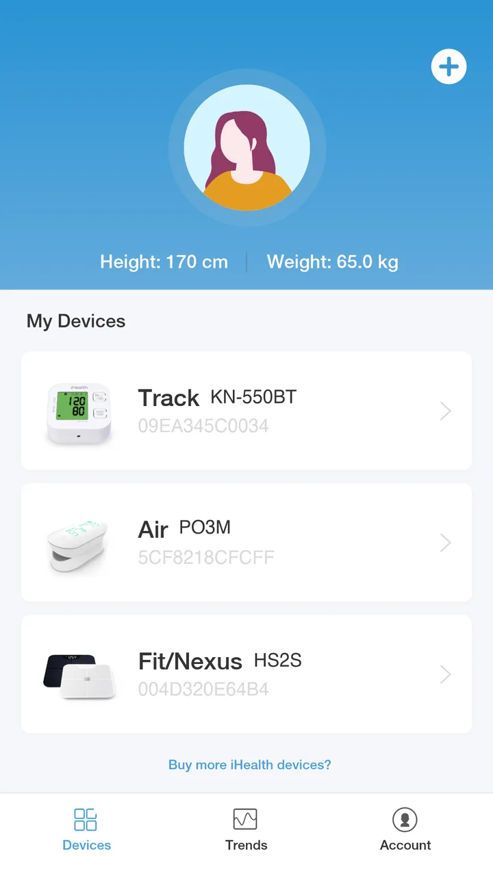 iHealth MyVitals screenshot 1