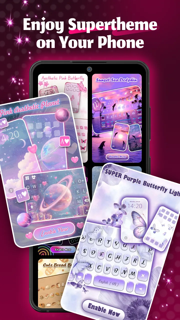 Neon Love Theme screenshot 3