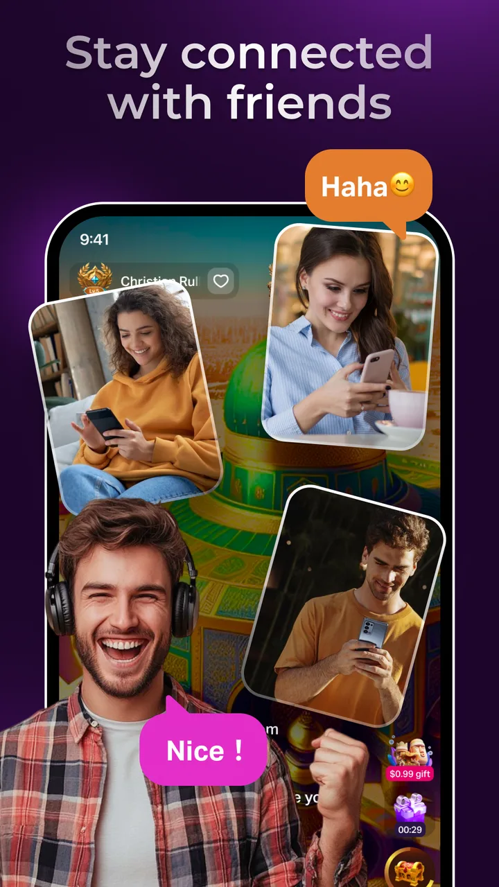 Yaahlan:Voice Chat Party&Games screenshot 2